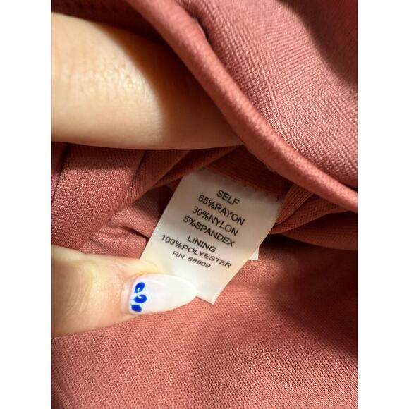 NEW- NWT Gianni Bini Mauve Off-Shoulder Flutter Sleeve Bodycon Dress - Size S - Picture 8 of 9